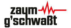 Zaumg´schwaßt Logo